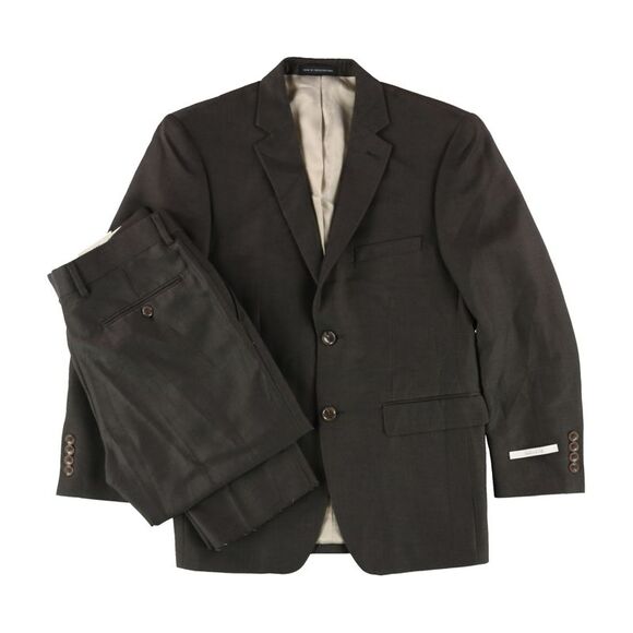 Perry Ellis Mens 2-Piece Formal Tuxedo, Grey, NWT